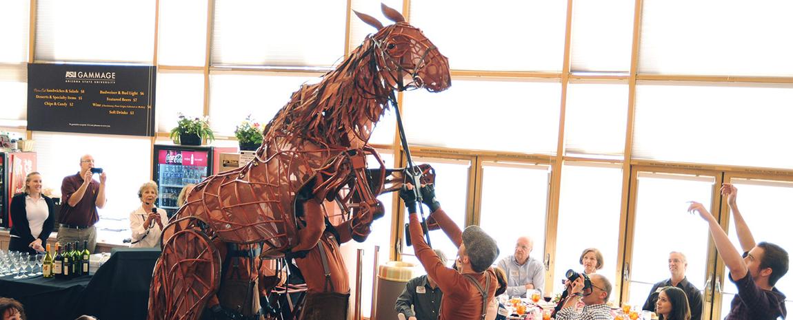 Behind the scenes experience at VIP Donor Benefit Lunch
