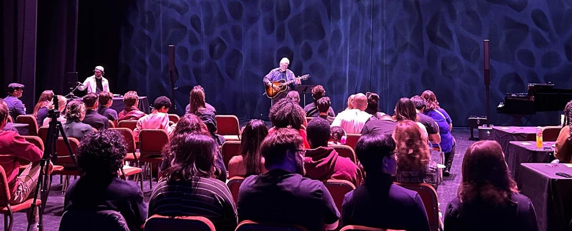 Gary Bekert performing at ASU Gammage Expressions
