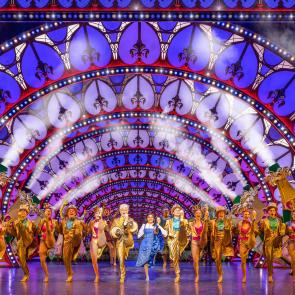 PHOTO CREDIT: Shubshri Kandiah (Belle) & Rohan Browne (Lumiere). Beauty and the Beast Original Australian Cast. Photo by Daniel Boud. ©Disney