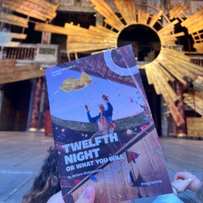 Photo of Globe stage and program