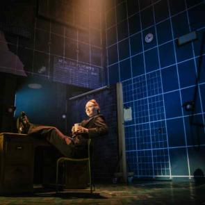 Natasha Hodgson in the Broadway Company of Operation Mincemeat. Photo by Matt Crockett