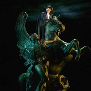 Isaiah Bailey as The Phantom in The Phantom of the Opera North American Tour. Photo: Matthew Murphy and Evan Zimmerman
